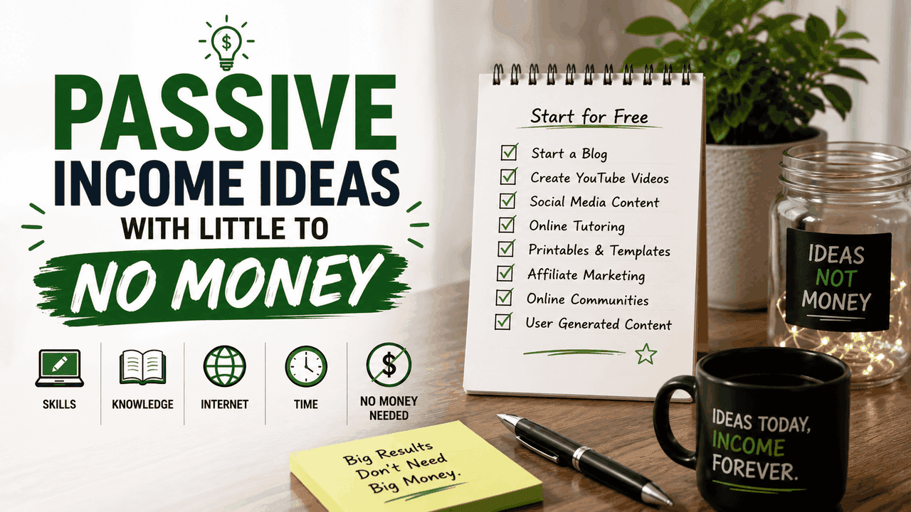 Passive Income With No Money: 13 Ideas That Actually Pay