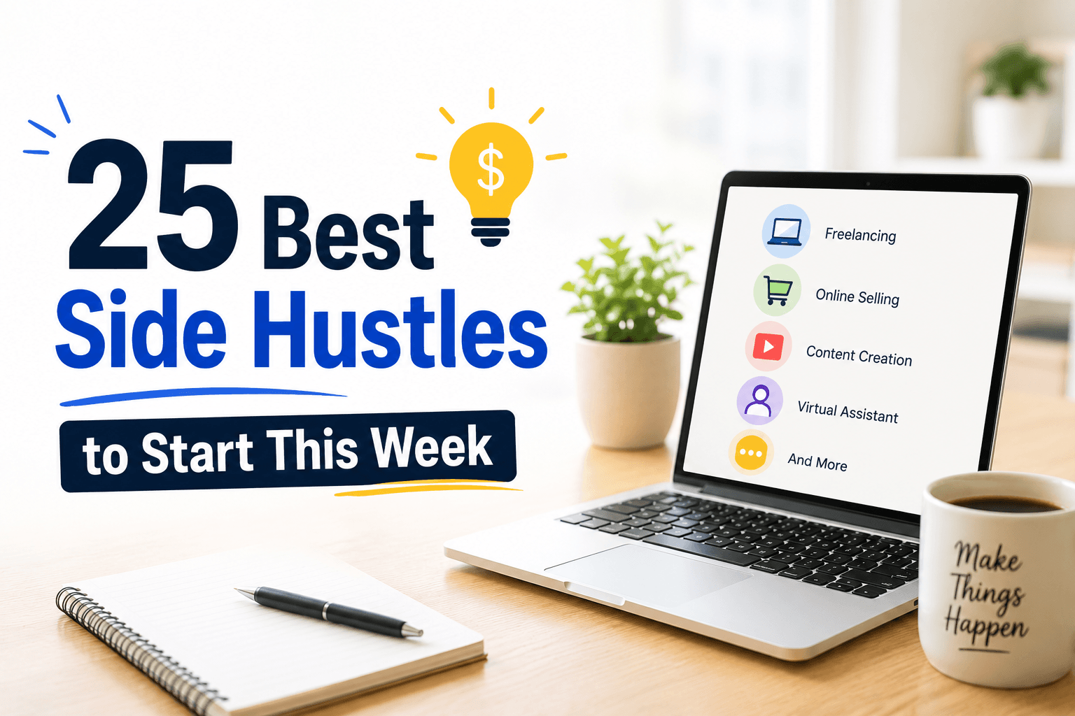 25 Best Side Hustles to Start This Week